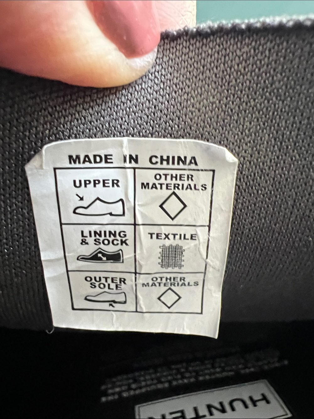 Hunter Tall Matte Black Rain Boots - Picture 5 of 6